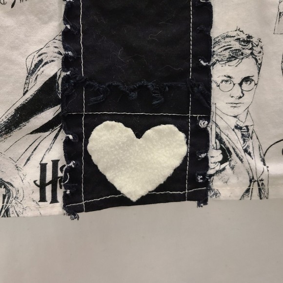 Harry Potter handmade skirt black & white girls size 7/8 23" waist 16" Long - Picture 5 of 8